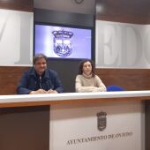 Alejandro Suárez y Cristina Pontón, concejales de IU-Convocatoria por Oviedo