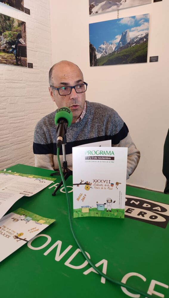 Cesar Álvarez. Dir. Feria no oculta la satisfacción por los 70 expositores.