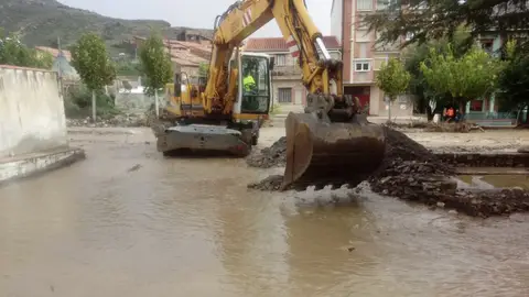 Localidades de Teruel afectadas por las fuertes lluvias tratan de volver a la normalidad Localidades de Teruel afectadas por las fuertes lluvias tratan de volver a la normalidad