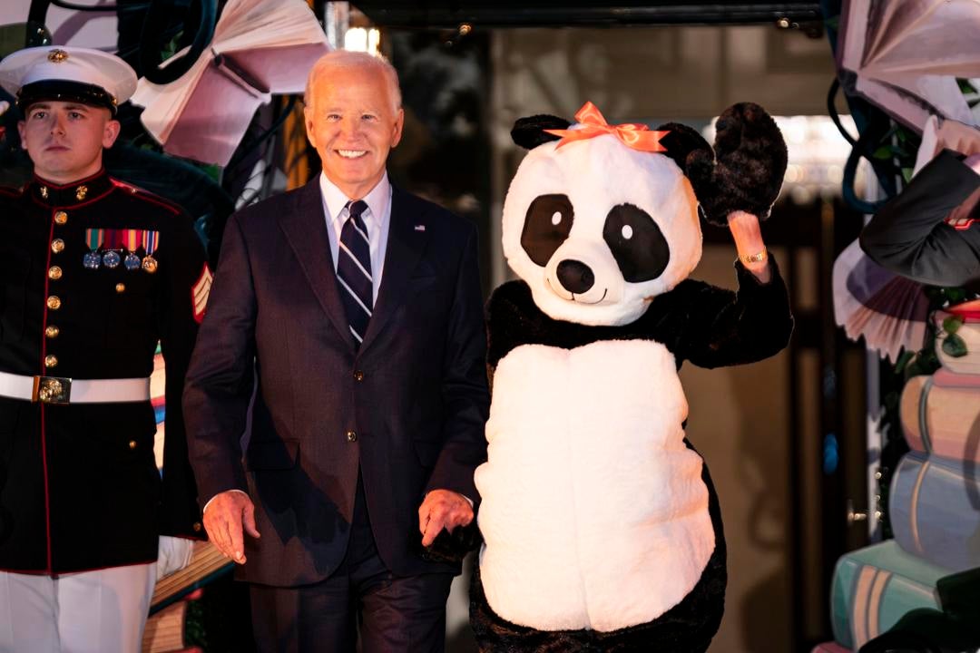 Calabazas, 'Truco o trato' y un oso panda: así ha celebrado Biden su último Halloween en la Casa Blanca Calabazas, 'Truco o trato' y un oso panda: así ha celebrado Biden su último Halloween en la Casa Blanca
