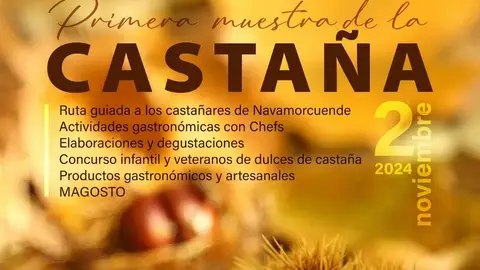 Navamorcuende acoge la I muestra de la castaña Navamorcuende acoge la I muestra de la castaña