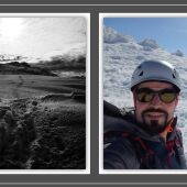 El montañero segoviano Daniel Cobos expone una muestra de fotografías de un ascenso a Peñalara