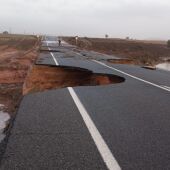 Graves daños en las vías que unen la Serranía Media de Cuenca con el interior de Valencia