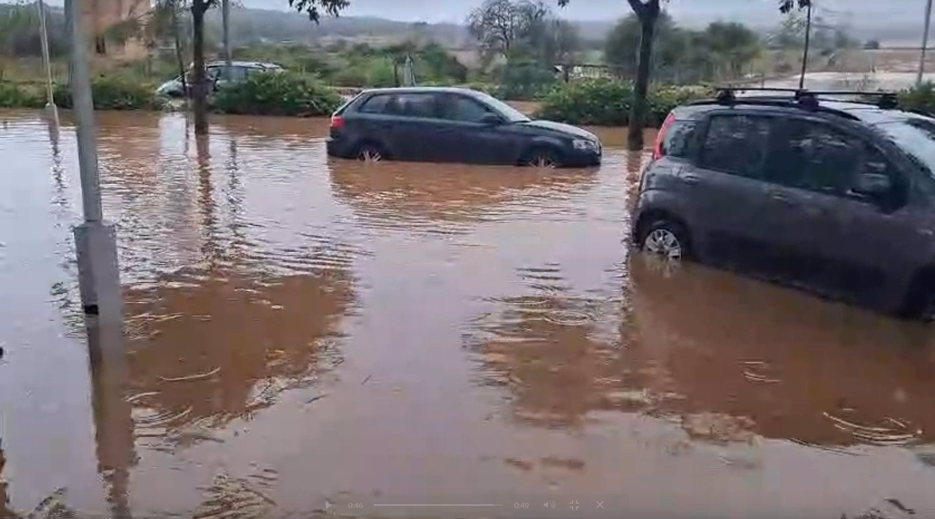 El paso de la DANA provoca en Calvià inundaciones, cortes de calles y desprendimientos en carreteras El paso de la DANA provoca en Calvià inundaciones, cortes de calles y desprendimientos en carreteras