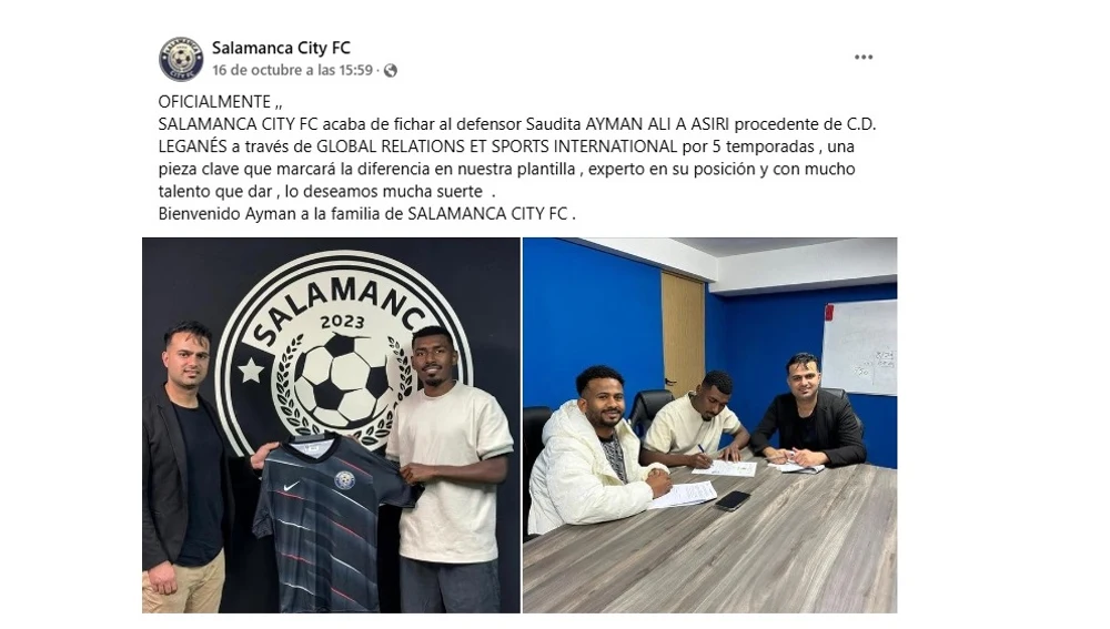 Anuncio de una de las altas Anuncio de una de las altas