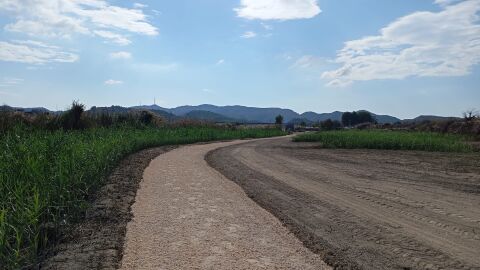 La senda cicloturista del r&iacute;o Tarafa de Aspe llegar&aacute; al Puente del Hierro a finales de a&ntilde;o.