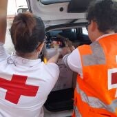 Imagen de archivo de voluntariado de Cruz Roja. 