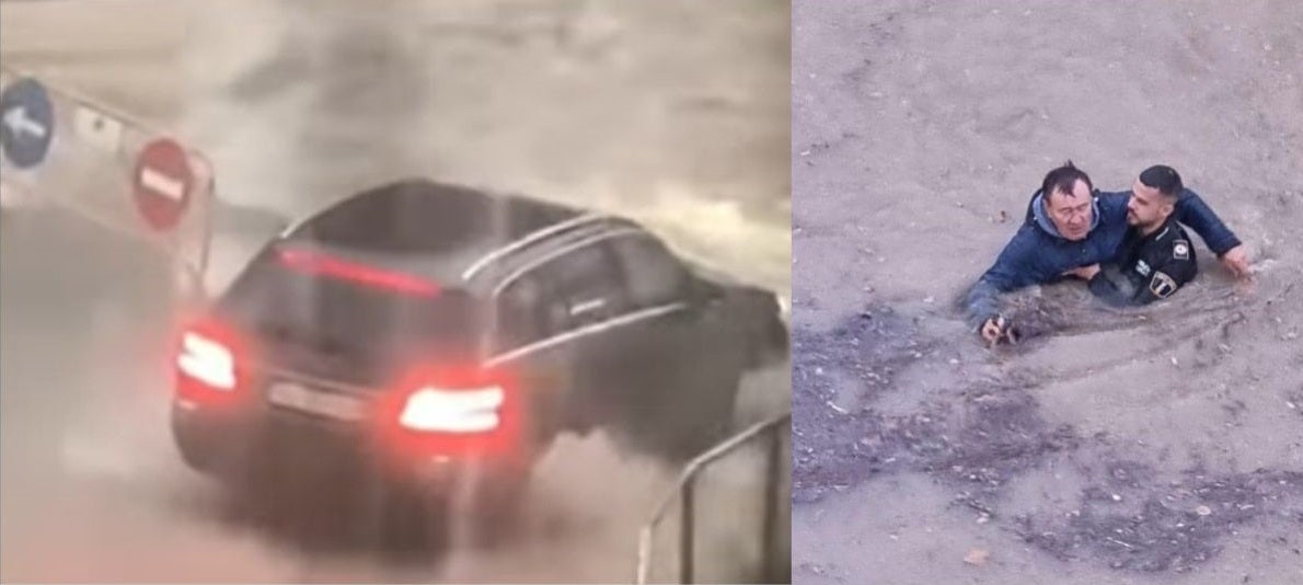 La Policía Local de Altea rescata a un conductor que se saltó las prohibiciones quedando atrapado por el agua en el túnel de Garganes La Policía Local de Altea rescata a un conductor que se saltó las prohibiciones quedando atrapado por el agua en el túnel de Garganes