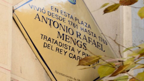 Placa Antonio Rafael Mengs
