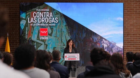 Ayuso pone en marcha el Plan Regional contra las drogas