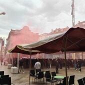 Manifestación de traballadores e traballadoras do Concello de Ourense