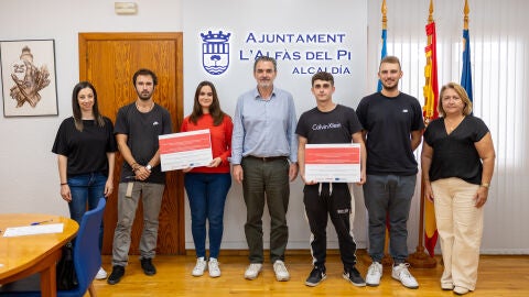 Benidorm y l'Alf&agrave;s del Pi refuerzan sus plantillas, durante diez meses, con los planes EMPUJU