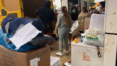 Solidaridad murciana: cientos de donaciones parten hacia los afectados por la DANA