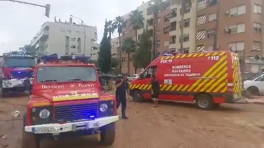 Los bomberos de la Diputación de Palencia en Paiporta (Valencia) Los bomberos de la Diputación de Palencia en Paiporta (Valencia)