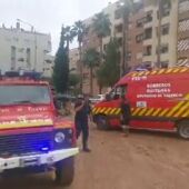 Los bomberos de la Diputación de Palencia en Paiporta (Valencia)