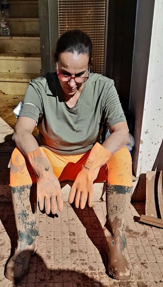 Eva Masías, voluntaria Dana