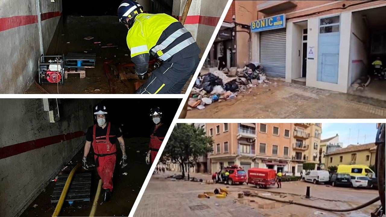 Los bomberos de Segovia continúan trabajando y colaborando en Valencia Los bomberos de Segovia continúan trabajando y colaborando en Valencia