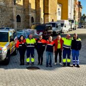 Sale de Nava un convoy humanitario con destino a Valencia