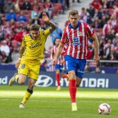 Acción del Atlético- Las Palmas