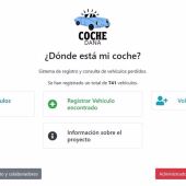 Imagen de la web diseñada por el estudiante de la UPV