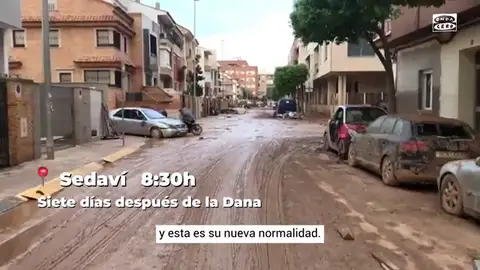 La nueva normalidad en Sedaví: del barro a las colas para alimentos La nueva normalidad en Sedaví: del barro a las colas para alimentos