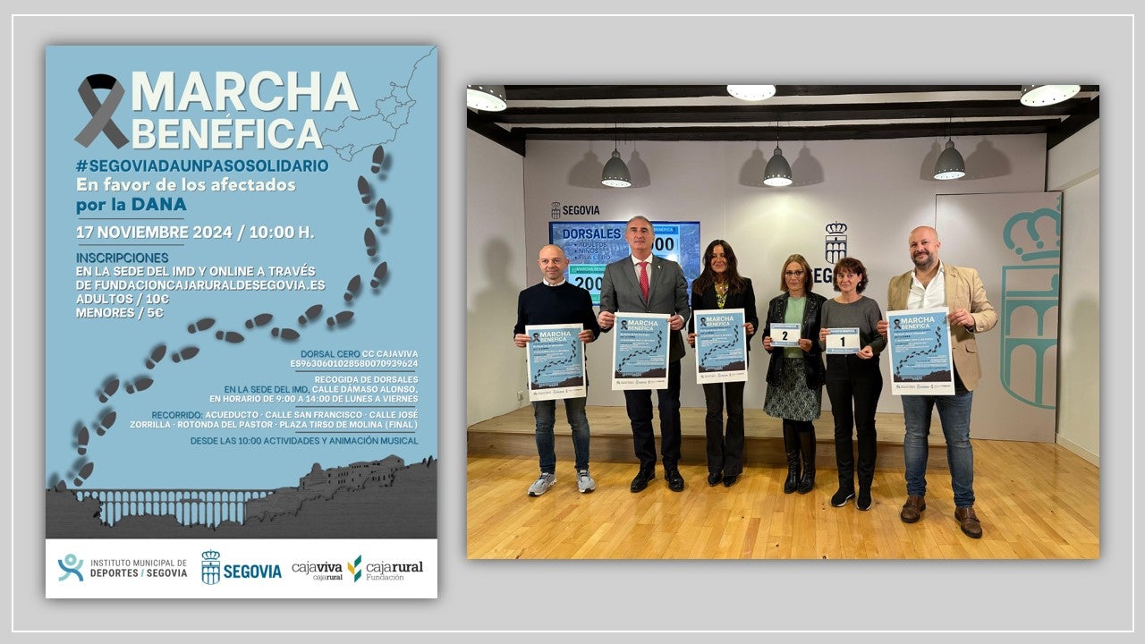El domingo 17 de noviembre se va a celebrar una marcha solidaria para conseguir fondos para los afectados por la DANA El domingo 17 de noviembre se va a celebrar una marcha solidaria para conseguir fondos para los afectados por la DANA