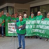 La plataforma por la Sanidad exige al Conseller inversiones que equiparen el departamento de Torrevieja con el resto