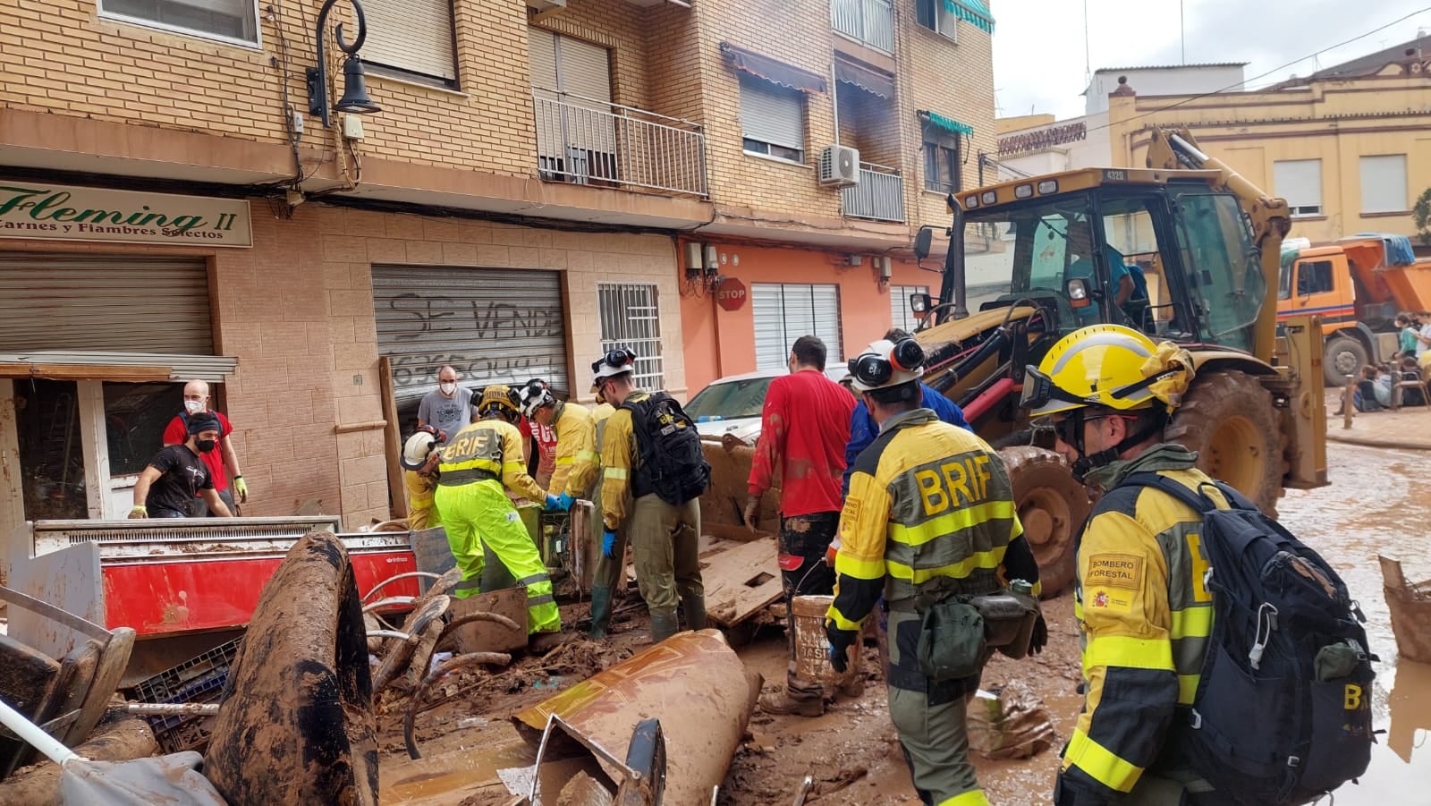 La BRIF de Cuenca en Aldaia y los bomberos de Cuenca en Sedaví La BRIF de Cuenca en Aldaia y los bomberos de Cuenca en Sedaví