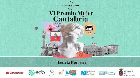 Leticia Herrería, candidata al Premio Mujer Cantabria Leticia Herrería, candidata al Premio Mujer Cantabria