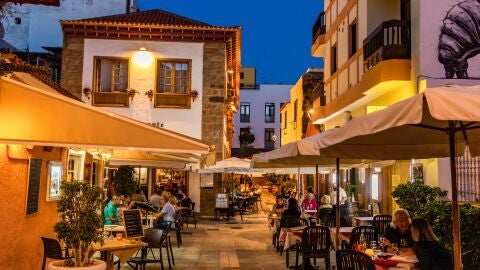 Zona de restauraci&oacute;n en el Puerto de la Cruz