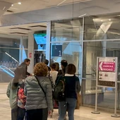 Viajeros en la estación de Vigo Viajeros en la estación de Vigo