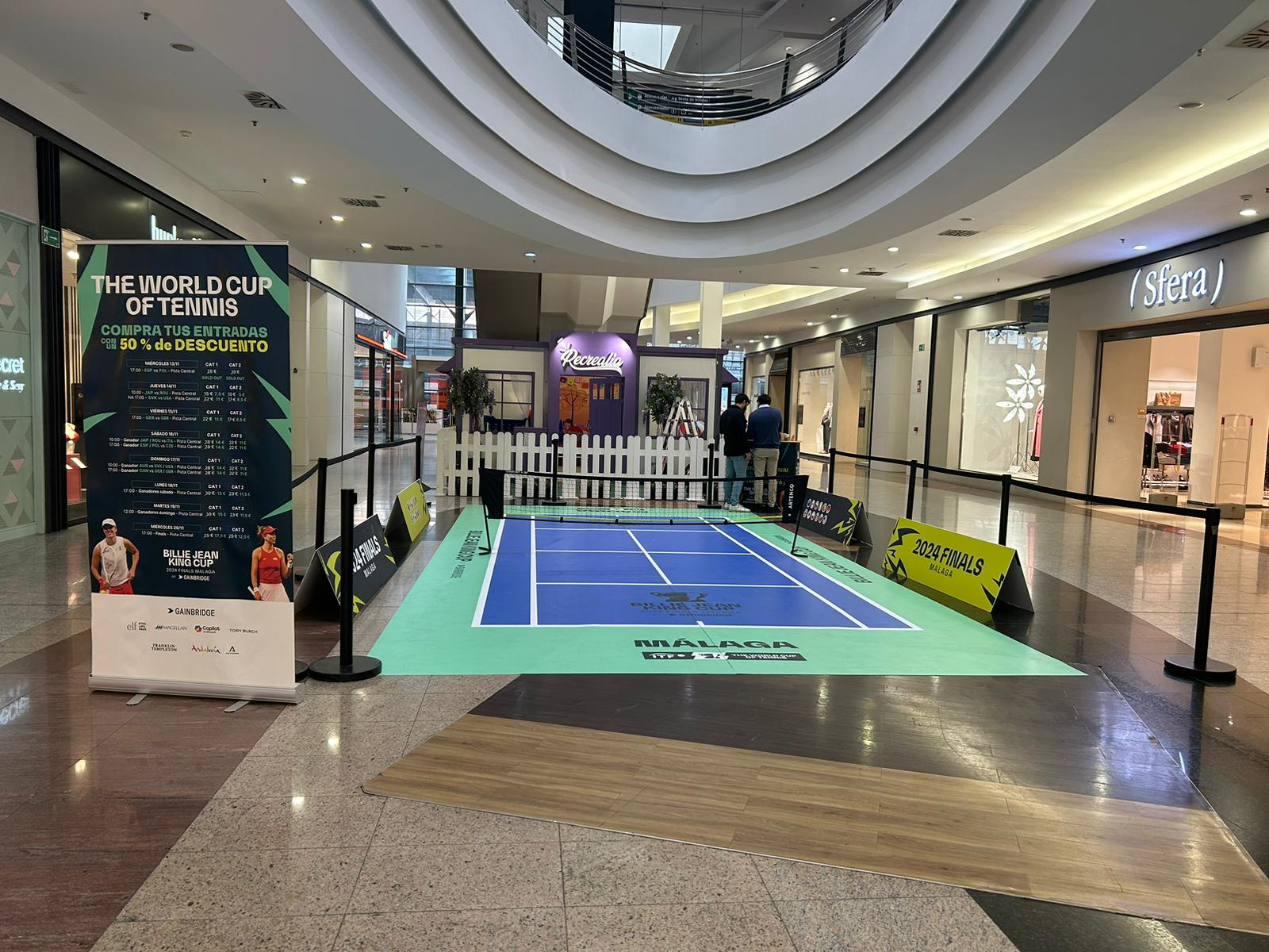 El Centro Comercial Vialia sortea 9 entradas dobles para la Copa Davis y la Billie Jean King Cup en su evento especial de “Mini Tenis” El Centro Comercial Vialia sortea 9 entradas dobles para la Copa Davis y la Billie Jean King Cup en su evento especial de “Mini Tenis”