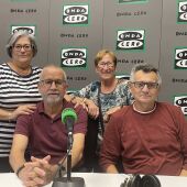Marta, Tere, Pepe y Jaime, miembros de la Associaciói Xarciera 'Malleta i Motle'.