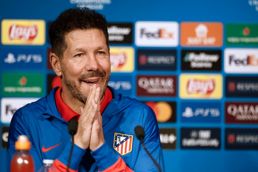 Simeone: "Los números se hacen al final" Simeone: "Los números se hacen al final"