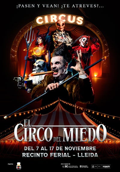 El Circo del Miedo arriba aquest novembre a Lleida: terror, humor i adrenalina El Circo del Miedo arriba aquest novembre a Lleida: terror, humor i adrenalina
