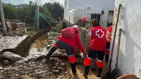 Cruz Roja en Málaga responde a situaciones de emergencia sobrevenidas por la DANA Dana