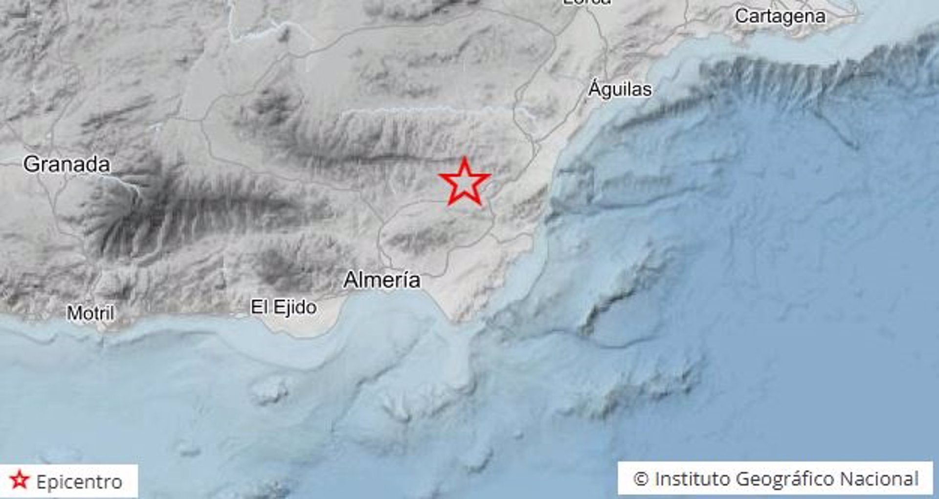 Registrado un terremoto de magnitud 2,8 en Sorbas Registrado un terremoto de magnitud 2,8 en Sorbas