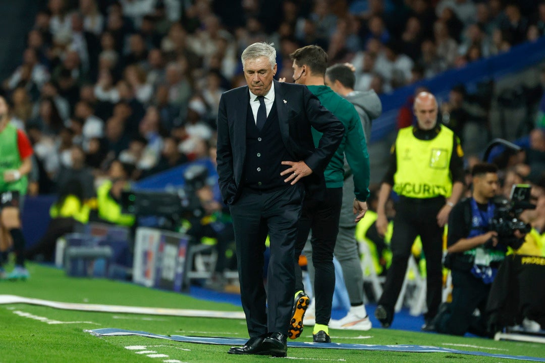 Ancelotti: "Así es complicado llegar al final de la temporada" Ancelotti: "Así es complicado llegar al final de la temporada"