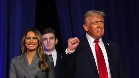 Trump celebra la victoria y comparece ante sus seguidores/ Reuters Trump celebra la victoria y comparece ante sus seguidores/ Reuters