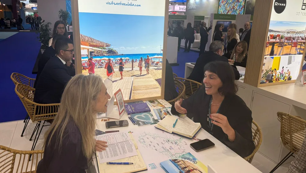 Carmen Ferrer en la WTM de Londres Carmen Ferrer en la WTM de Londres