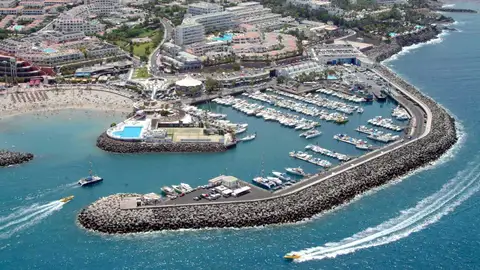 Imagen aérea del sur de Tenerife Imagen aérea del sur de Tenerife