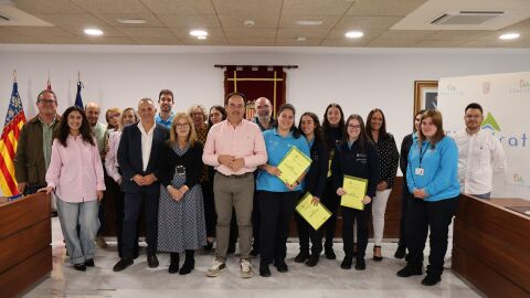 Diez j&oacute;venes concluyen el taller formativo, retribuido, organizado por el Ayuntamiento de Finestrat