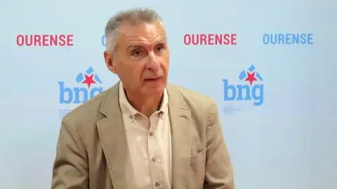Luis Seara, portavoz do BNG no Concello de Ourense Luis Seara, portavoz do BNG no Concello de Ourense