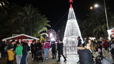 Imagen de archivo de la Feria Navidad de Elche de 2022.