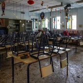 Efectos de la DANA en un colegio de Sedaví. Efectos de la DANA en un colegio de Sedaví.