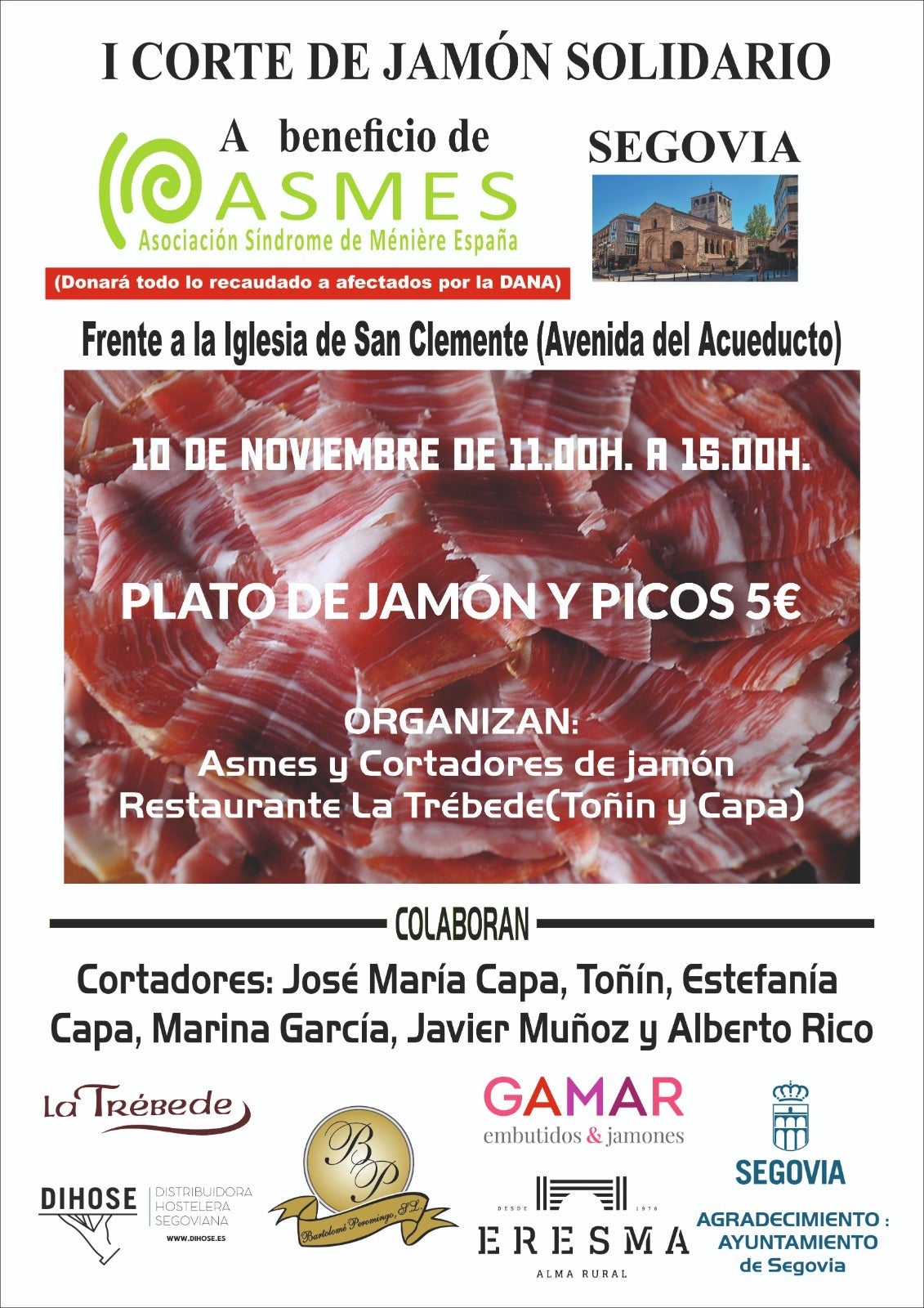 ASMES celebra este domingo la cata solidaria aplazada por el tiempo y apoyará a los afectados por la DANA ASMES celebra este domingo la cata solidaria aplazada por el tiempo y apoyará a los afectados por la DANA