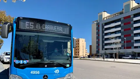 Autobús para transporte público en Madrid Autobús para transporte público en Madrid
