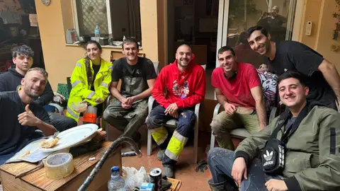 Diego y sus amigos en Catarroja. Diego y sus amigos en Catarroja.