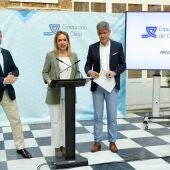 Almudena Martínez y Juancho Ortiz en rueda de prensa