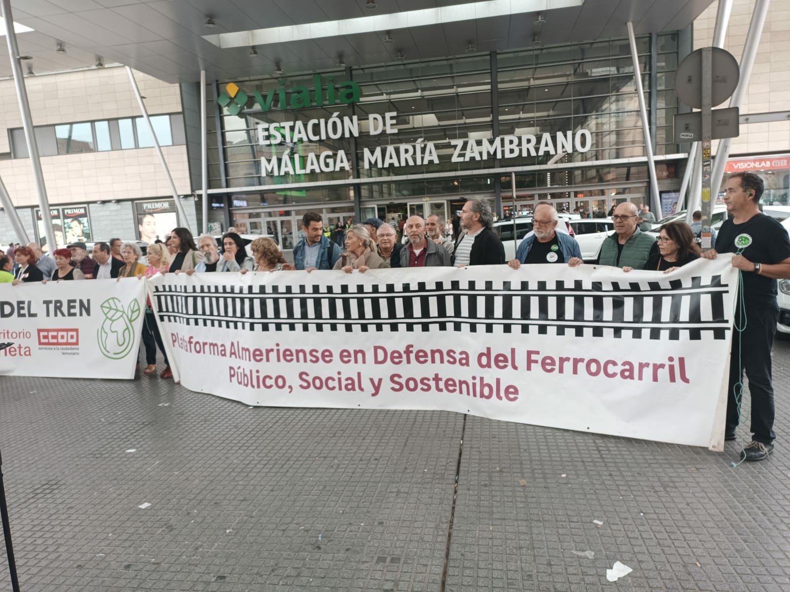 Málaga es escenario para reivindicar trenes de cercanías en la provincia de Almería Málaga es escenario para reivindicar trenes de cercanías en la provincia de Almería